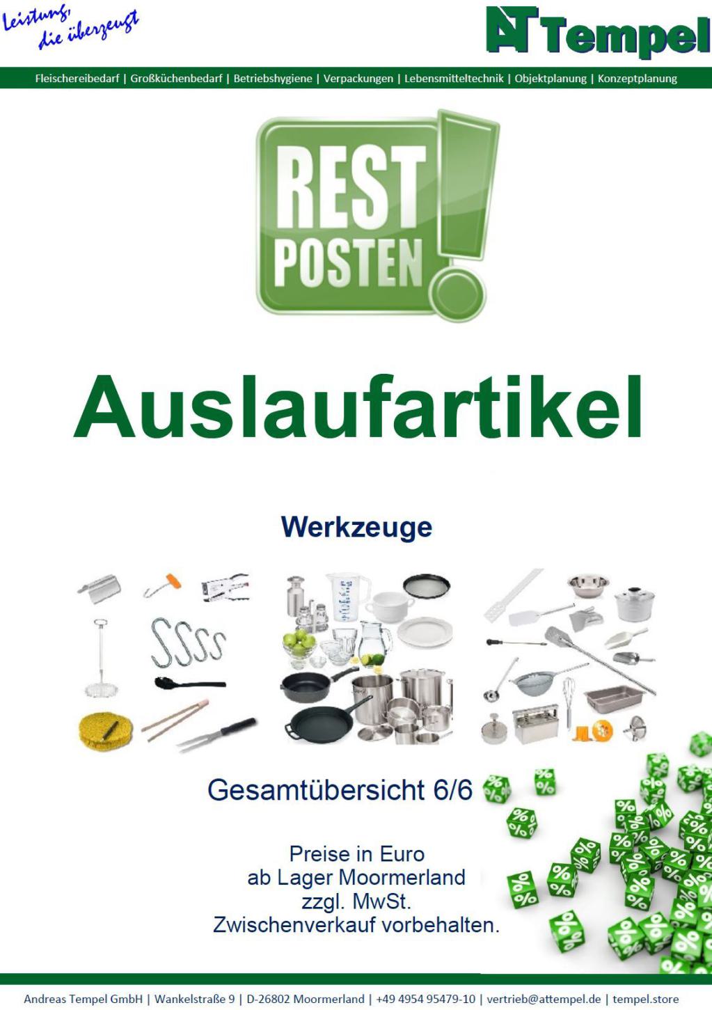 PDF herunterladen: Auslaufartikel – Werkzeuge