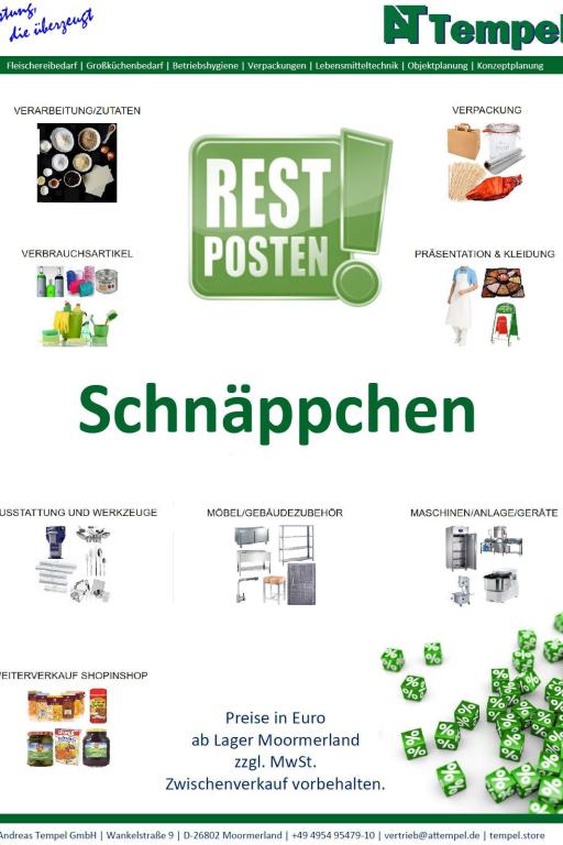 Schnäppchen und Auslaufartikel von AT Tempel