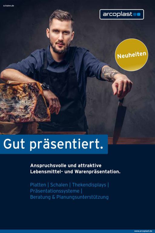 Arcoplast Neuheiten – Lebensmittel- und Warenpräsentation