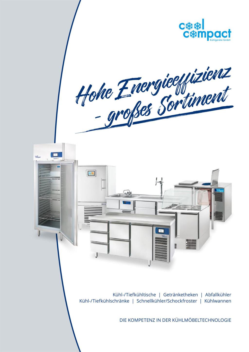 Cool Compact Produktübersicht Kühlmöbel (PDF öffnen)