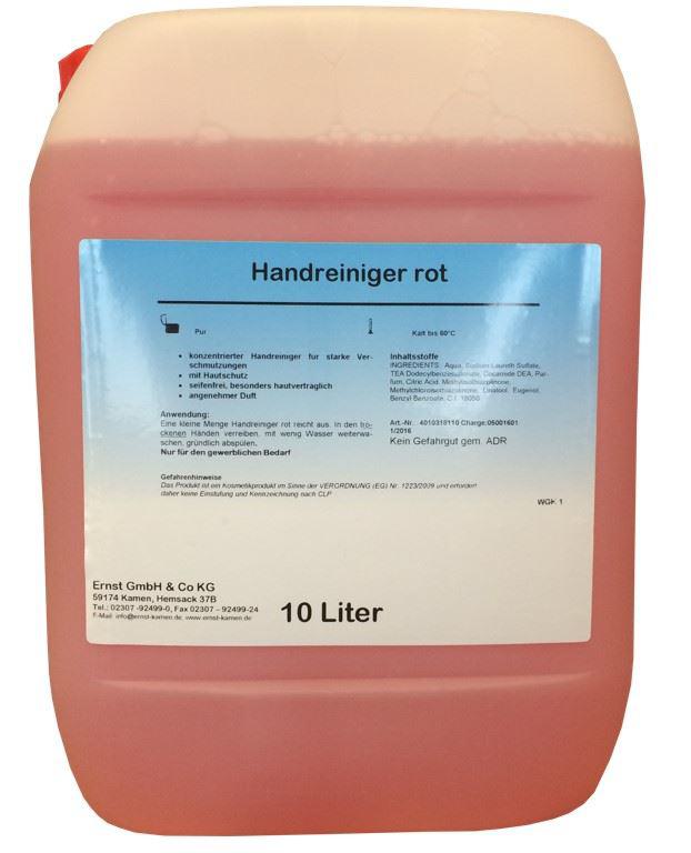 Kanister Ernst 181 Handreiniger rot