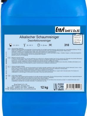 Kanister Ernst 310 Alkalischer Schaumreiniger