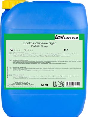 Kanister Ernst 447 Spülmaschinenreiniger Perfekt