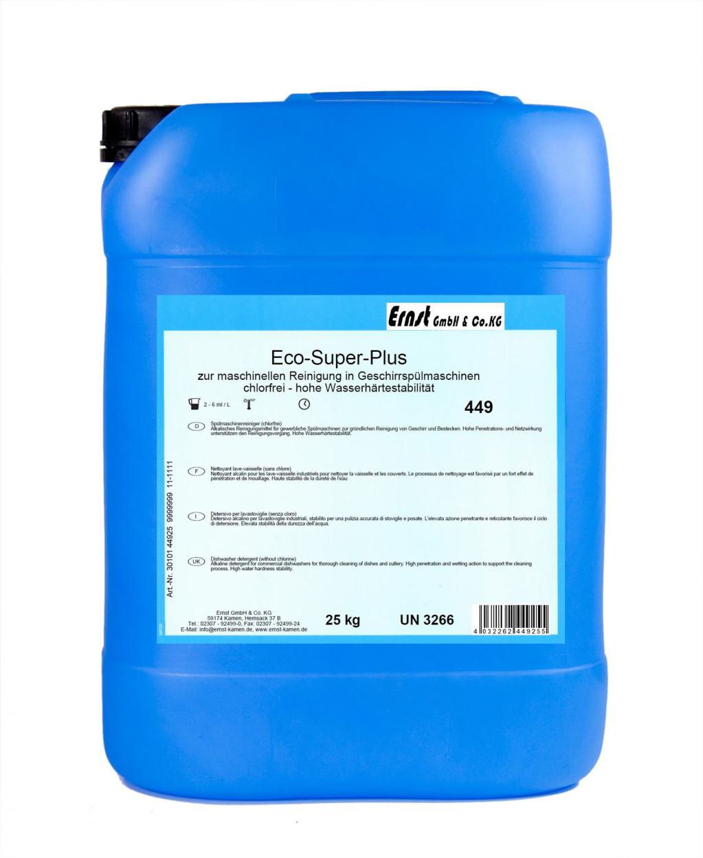 Kanister Ernst 449 Spülmaschinenreiniger Eco-Super-Plus