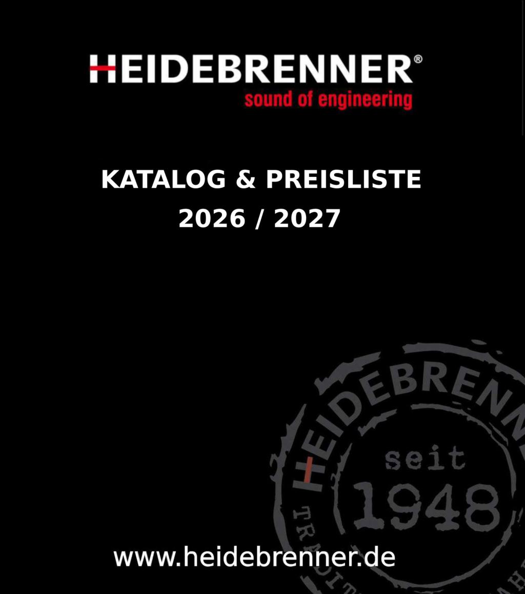 Heidebrenner Katalog und Preisliste 2026-2027 (PDF öffnen)
