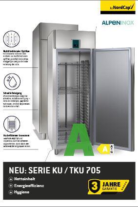 Nordcap Kühl- und Tiefkühlschränke KU und TKU 705 (PDF öffnen)