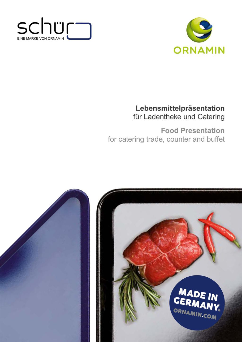 Schür / Ornamin Schür Lebensmittelpräsentation (PDF öffnen)