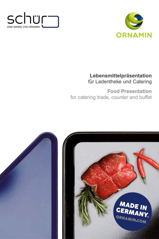 Schür / Ornamin Schür Lebensmittelpräsentation (PDF öffnen)