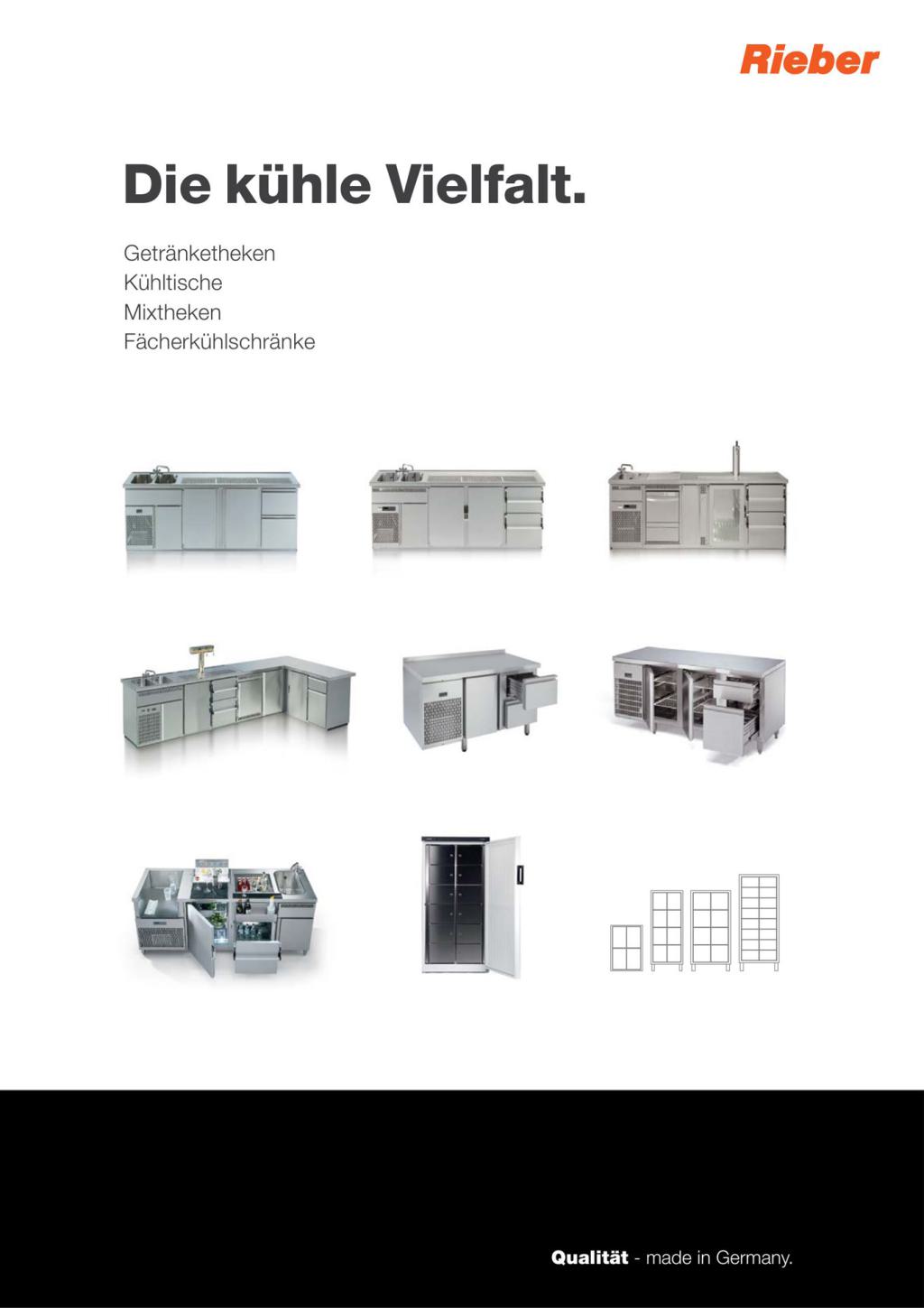Rieber Getränketheken und Kühltische (PDF öffnen)