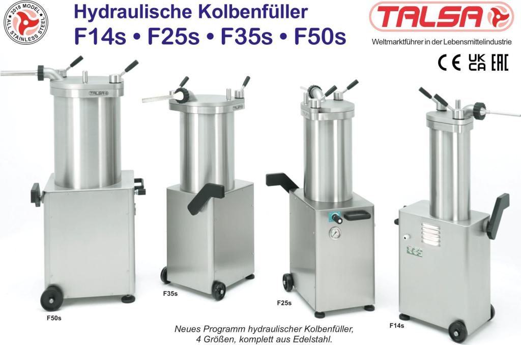Talsa Hydraulische Kolbenfüller F-Serie (PDF öffnen)