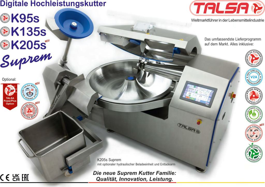 Talsa Kutter K95s K135s K205s Suprem (PDF öffnen)