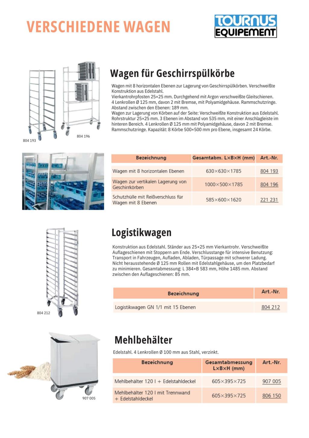 Tournus Transport- und Logistikwagen (PDF öffnen)