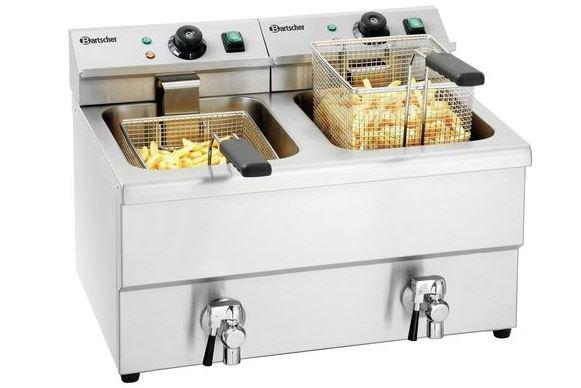 Fritteuse Imbiss II, mit Hahn
