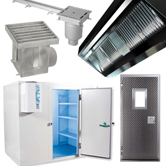 Türen, Abläufe, Kühlhäuser, Hauben