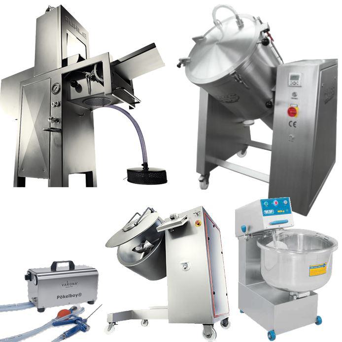 Pökeln, Tumbeln, Mengen